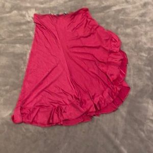 Fuschia color skirt size L
